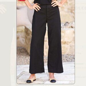 Frank & Eileen Wexford Wide-leg Linen Pant